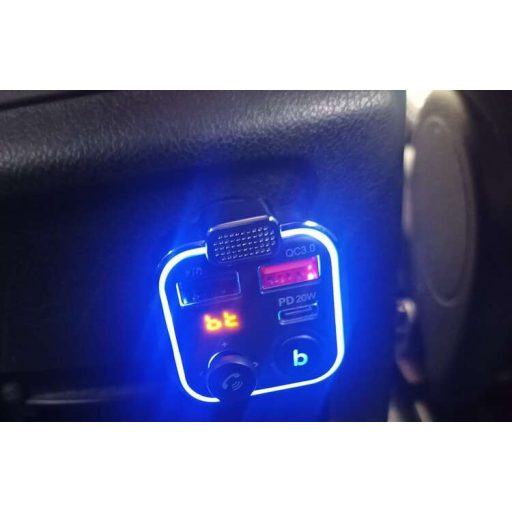 Autós FM Bluetooth adó/töltő - Xtrobb 22355