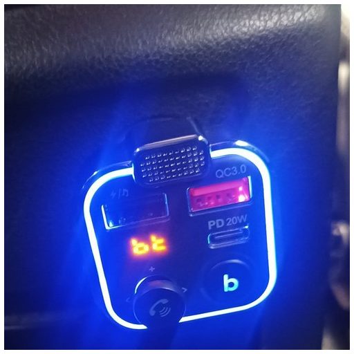 Autós FM Bluetooth adó/töltő - Xtrobb 22355
