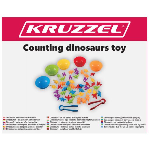 Dínók - számláló készlet 22496