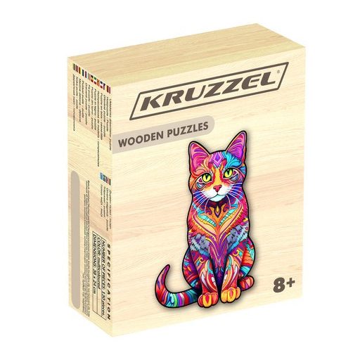 Fa kirakó - Kruzzel 22878 kirakó, puzzle, fa játék, logikai játék, 1000 darabos kirakó, gyerek játék, kreatív játék