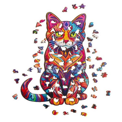 Fa kirakó - Kruzzel 22878 kirakó, puzzle, fa játék, logikai játék, 1000 darabos kirakó, gyerek játék, kreatív játék