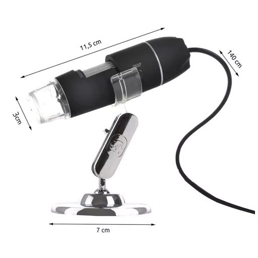 Digitális USB mikroszkóp 1600x nagyítással 23762 - mikroszkóp, digitális, nagyítás, USB, 1600x, 23762