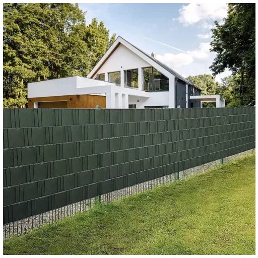 Zöld 19cm x 35m kerítés szalag 450g/m2 - 23699