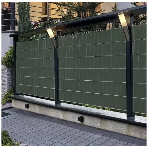 Zöld 19cm x 35m kerítés szalag 450g/m2 - 23699